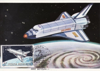 5087 - Carte maxima Romania 1985 - cosmos foto