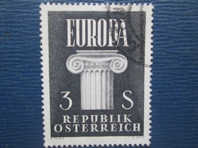 TIMBRE AUSTRIA STAMPILATE foto