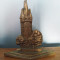 Statueta reproducere Turnul Stefan din Baia Mare, din bronz, 19cm inaltime vechi