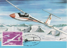 5173 - Carte maxima Romania 1983 - aviatie foto
