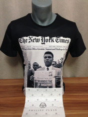 Tricou Philipp Plein &amp;quot;Muhammad Ali Tribute&amp;quot; MODEL NOU AUGUST 2016 STOC LIMITAT! foto