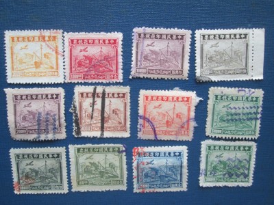 TIMBRE CHINA LOT STAMPILAT foto