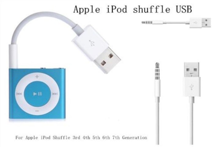 Cablu de date USB si incarcare iPod Shuffle 3rd 4th 5th 6th 7th Generation