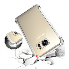 Husa Samsung Galaxy S6 Edge TPU Crashproof Transparenta foto