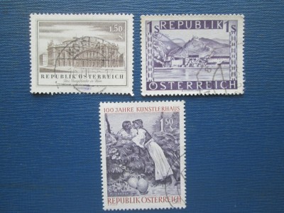 TIMBRE AUSTRIA SET STAMPILAT foto