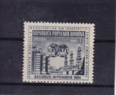 ROMANIA 1954 LP 373 CONFERINTA IND. CHIMICA SI PETROL MNH foto