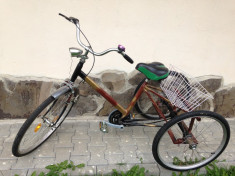 Vand bicicleta cu trei roti pentru adulti foto