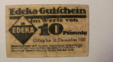 CY - 10 pfennig 1921 EDEKA Germania talon notgeld