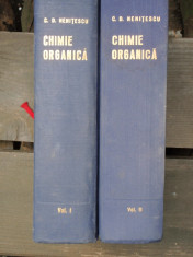 CHIMIE ORGANICA - C.D. NENITESCU 2 VOLUME foto