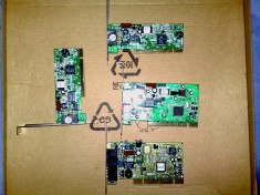 Lot 4 x modem pci foto