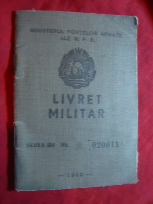 Livret Militar 1958 foto