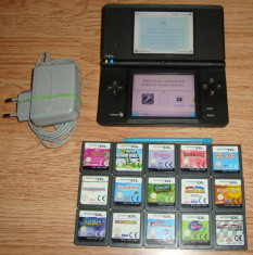 Nintendo DSi + 15 jocuri, Super Mario Bros, Mario Kart, Scoby Doo, etc. foto