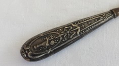 argint COUPE PAPIER CUTIT CORESPONDENTA 1900 art nouveau FRANTA de colectie RAR