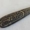 argint COUPE PAPIER CUTIT CORESPONDENTA 1900 art nouveau FRANTA de colectie RAR