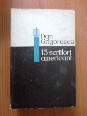 h0b Dan Grigorescu - 13 scriitori americani foto