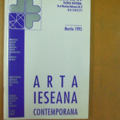 Arta ieseana contemporana expozitie 1995 Bucuresti teatrul national