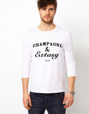 Bluza alba, barbati, Champagne &amp;amp; Extasy foto