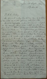 Scrisoare consistenta scrisa olograf si semnata de C-tin Radulescu Motru , 1941