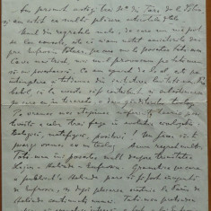 Scrisoare consistenta scrisa olograf si semnata de C-tin Radulescu Motru , 1941