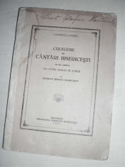 CULEGERE DE CANTARI BISERICESTI ,1940 foto