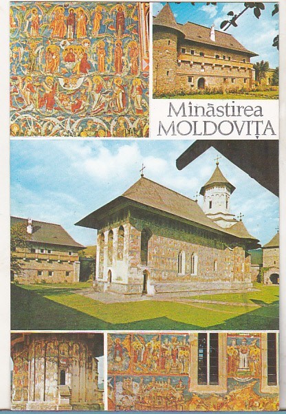 bnk cp Manastirea Moldovita - Vedere - necirculata