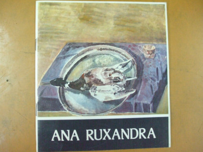 Ana Ruxandra pictura desen catalog expozitie 1987 Bucuresti Orizont foto