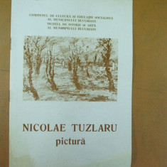 Nicolae Tuzlaru pictura catalog expozitie 1988 Bucuresti muzeu arta