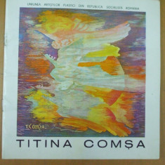 Titina Comsa pictura album expozitie 1981 Bucuresti Orizont