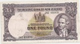 NOUA ZEELANDA 1 POUND LIRA 1956 VF