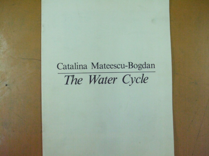 Catalina Mateescu - Bogdan print fotografie ciclu apei water cycle 1983 USA