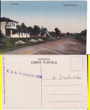 Pucioasa (Dambovita) - Strada Podului- rara. cenzura militara, Necirculata, Printata