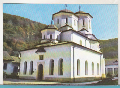 bnk cp Biserica Manastirii Tismana - Vedere - necirculata foto