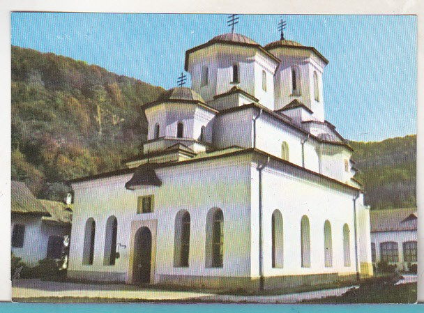 bnk cp Biserica Manastirii Tismana - Vedere - necirculata