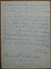 Poezie scrisa olograf si semnata de D. Petrino, colegul lui Eminescu, 1875