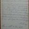 Poezie scrisa olograf si semnata de D. Petrino, colegul lui Eminescu, 1875