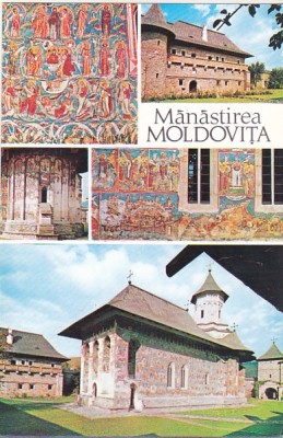 bnk cp Manastirea Moldovita - Vedere - necirculata foto