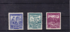 ROMANIA 1955 LP 390 PALATUL PIONIERILOR DIN BUCURESTI SERIE MNH foto