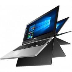 Laptop Asus Transformer Book Flip TP300UA-C4024T 13.3 inch Full HD Touch Intel Core i7-6500U 8GB DDR3 1TB HDD Windows 10 Black foto