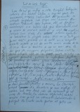 Manuscris Fanus Neagu ; Inel de viata lunga , 3 pagini