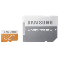 Card Samsung Micro SDHC EVO 32GB Clasa 10 cu adaptor foto