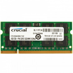 Memorie laptop Crucial 4GB DDR2 800MHz CL6 foto