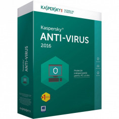 Antivirus Kaspersky Anti-Virus 2016 1 An 2 Useri foto