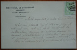 Cumpara ieftin CP trimisa de filozoful si prof. Mihail Dragomirescu lui I. C. Bratianu , 1926