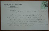 CP trimisa de filozoful si prof. Mihail Dragomirescu lui I. C. Bratianu, 1926