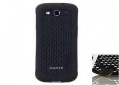 Husa protectie pentru spate Anymode Mchd118Kbk Cool Case neagra pentru Samsung Galaxy S3 i9300 foto