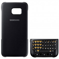 Husa Protectie Spate Samsung EJ-CG935UBEGDE neagra cu tastatura pentru Samsung Galaxy S7 Edge G935 foto