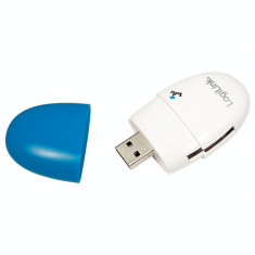 Card reader Logilink Smile Multi Card USB 2.0 albastru foto