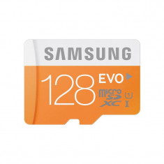 Card Samsung Evo microSDXC UHS-I 128GB Class 10 cu adaptor SD foto