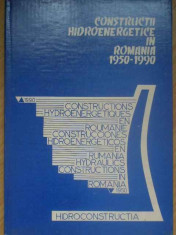 Constructii Hidroenergetice In Romania 1950-1990 - Hidroconstructia Sa ,140118 foto