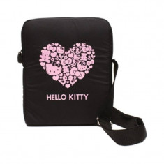 Geanta protectie Hello Kitty Hkta7P5Bl Pastel neagra 7 inch foto